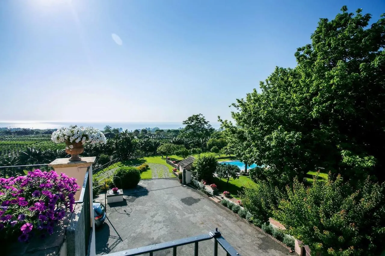 Villa Praiola - Exclusive Seafacing Mansion With Pool And Jacuzzi San Leonardello 이탈리아